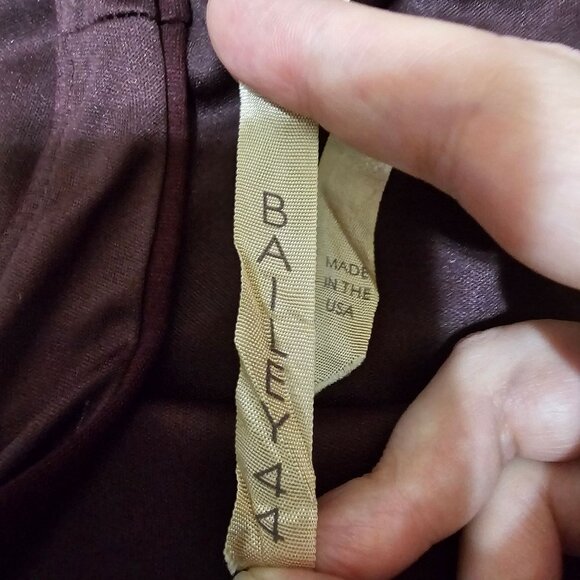 Bailey 44 Dracula's Lover Black Lace Overlay Sleeveless Cocktail Dress Size Med - Picture 6 of 12